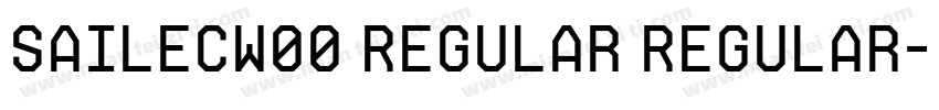 SailecW00 Regular Regular字体转换